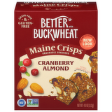 Better With Buckwheat Maine Crisps Cranberry Almond