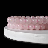 Healing Bracelet | Rose Quartz | Gemstone Beaded Bracelet: 6mm