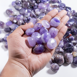 Amethyst Tumbled Stones | Healing Crystals | Chakra Stones: 250g