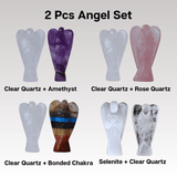 Gemstone Angels | Crystal Quartz | Pocket Crystal Angels