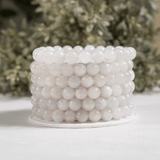 Round Beads Bracelets | Crystal Jewelry | Chakra Bracelet: Howlite / 6mm