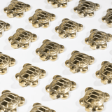 Gold Pyrite Turtle Figurine | Crystal Animal | Bulk Beads: 1Pcs
