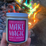 "Make Magic" coconut + sandalwood candle