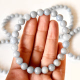 Healing Bracelet | Angelite Bracelet | Gemstone Bracelet: 4mm