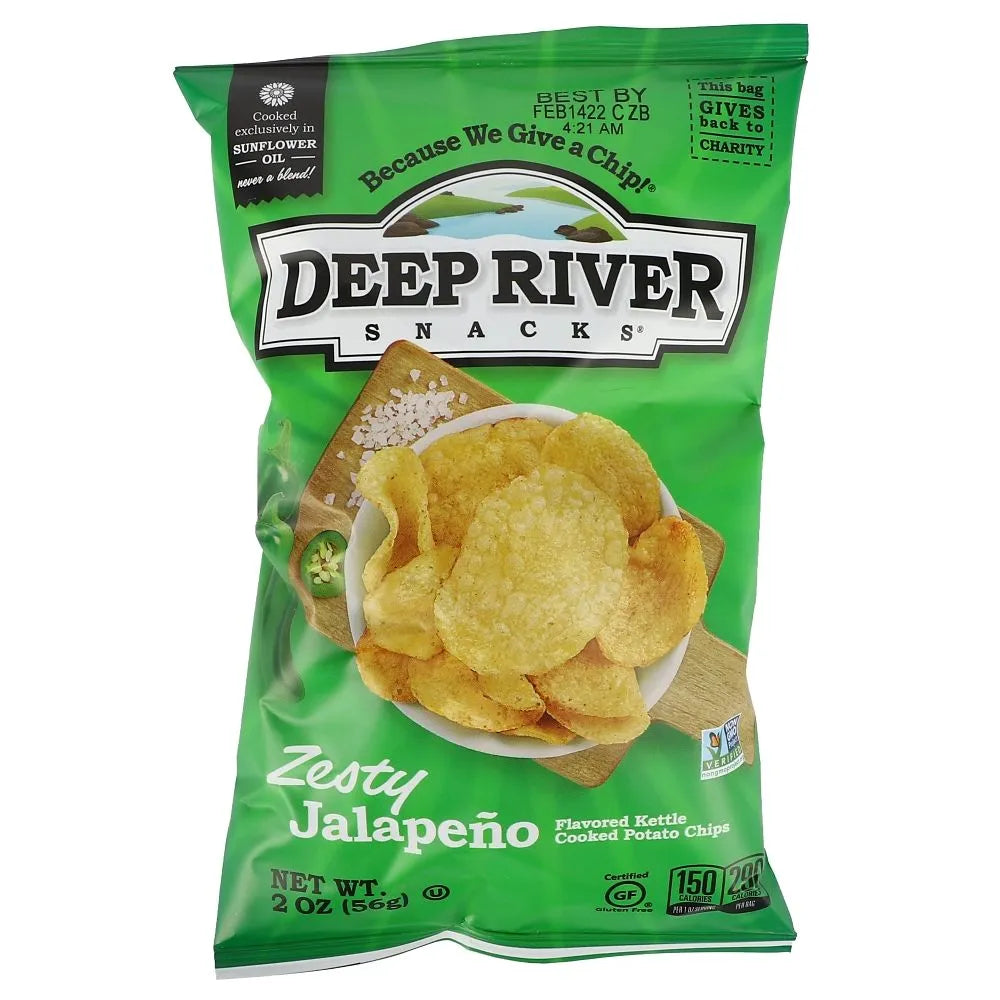Deep River Zesty Jalapeno Chips 5oz