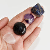Crystal Gift Set | EMPATH PROTECTION | Crystal Healing Kit: SET2 (Tumbles+ Bracelet)