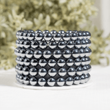 Round Beads Bracelets | Crystal Jewelry | Chakra Bracelet: Pyrite / 6mm