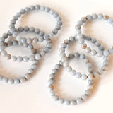 Healing Bracelet | Angelite Bracelet | Gemstone Bracelet: 4mm