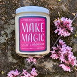 "Make Magic" coconut + sandalwood candle