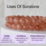 Good Luck Crystal Gift Set | Tumbled Stones | Gem Bracelet: SET1 (Tumbles)