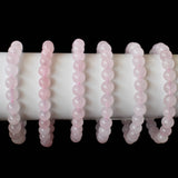 Healing Bracelet | Rose Quartz | Gemstone Beaded Bracelet: 4mm