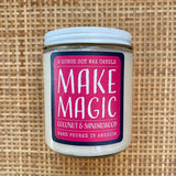 "Make Magic" coconut + sandalwood candle