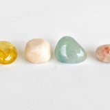 Good Luck Crystal Gift Set | Tumbled Stones | Gem Bracelet: SET1 (Tumbles)