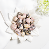 Rhodonite Tumbled Stones | Healing Crystals | Reiki: 100Grams