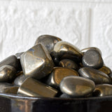 Pyrite Tumbled Stones | Healing Crystals | Bulk Stones: 250Grams
