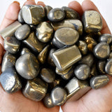 Pyrite Tumbled Stones | Healing Crystals | Bulk Stones: 250Grams