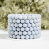Healing Bracelet | Angelite Bracelet | Gemstone Bracelet: 4mm