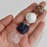 Anger Relief Crystal Set | Tumbled Stones | Gem Bracelet: SET1 (Tumbles)