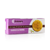 Tresors Crispy Garlic & Herb Crackers