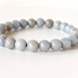 Healing Bracelet | Angelite Bracelet | Gemstone Bracelet: 4mm