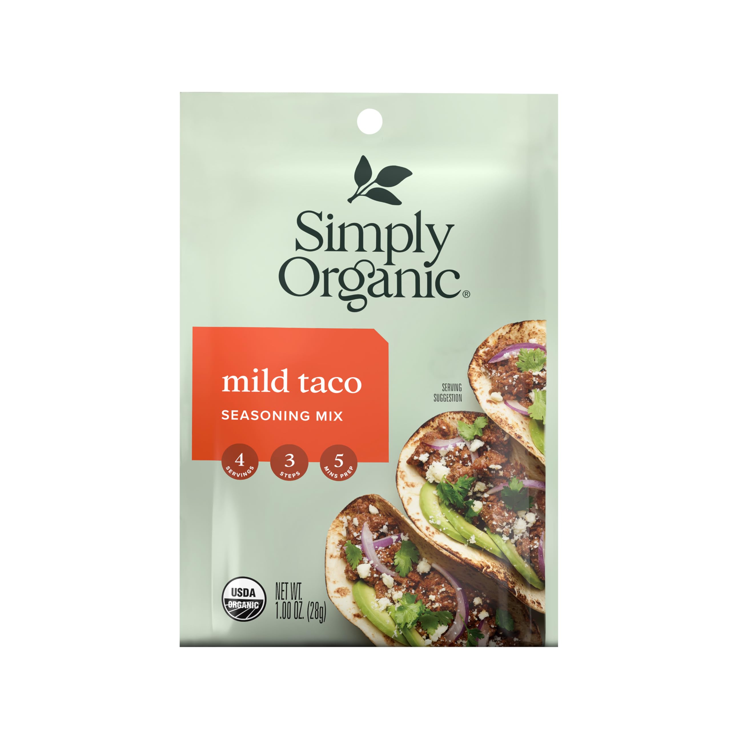 Simply Organic Mild Taco Seasoning 1 oz