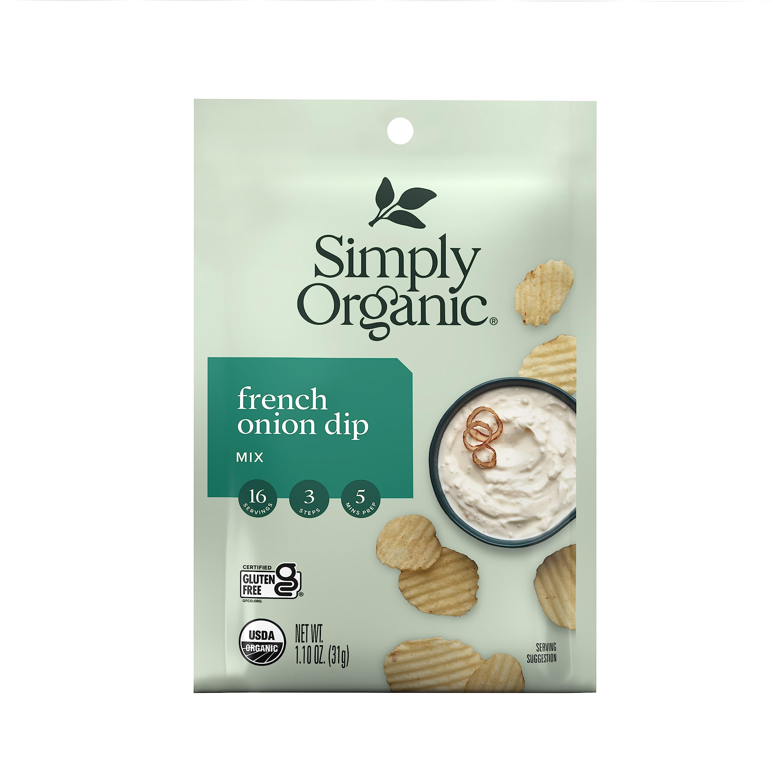 Simply Organic French Onion Dip Mix  1.10 oz