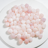 Rose Quartz Tumbled Stones | Healing Crystals | Chakra: 250Grams
