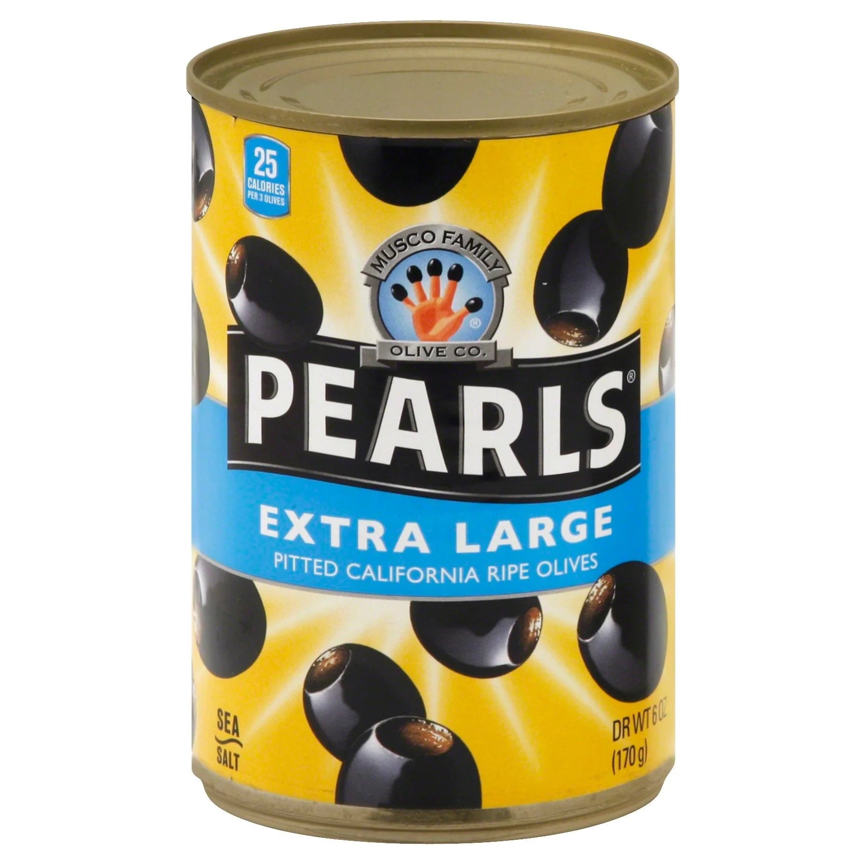 Pearls Extra Large Pitted Ripe Olives 6  oz