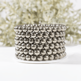 Round Beads Bracelets | Crystal Jewelry | Chakra Bracelet: Pyrite / 6mm
