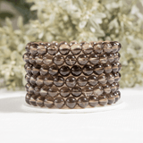 Round Beads Bracelets | Crystal Jewelry | Chakra Bracelet: Howlite / 6mm