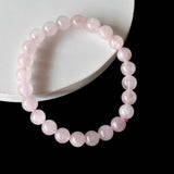 Healing Bracelet | Rose Quartz | Gemstone Beaded Bracelet: 4mm