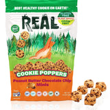 Real Cookie Poppers Peanut Butter Chocolate Chip Almond Flour Bite Size Cookies