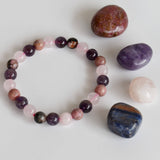 LOVE Crystal Gift Set | Love Crystals | Heart Chakra Kit: SET2 (Tumbles+ Bracelet)