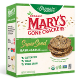 Mary's Gone Crackers Organic Super Seed Basil & Garlic