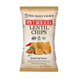 The Daily Crave Lentil Chips Spicy Sriracha