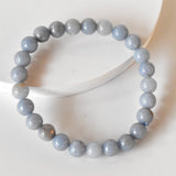 Healing Bracelet | Angelite Bracelet | Gemstone Bracelet: 4mm
