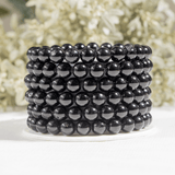 Healing Bracelet | Black Tourmaline | Gemstone Bracelet: 4mm