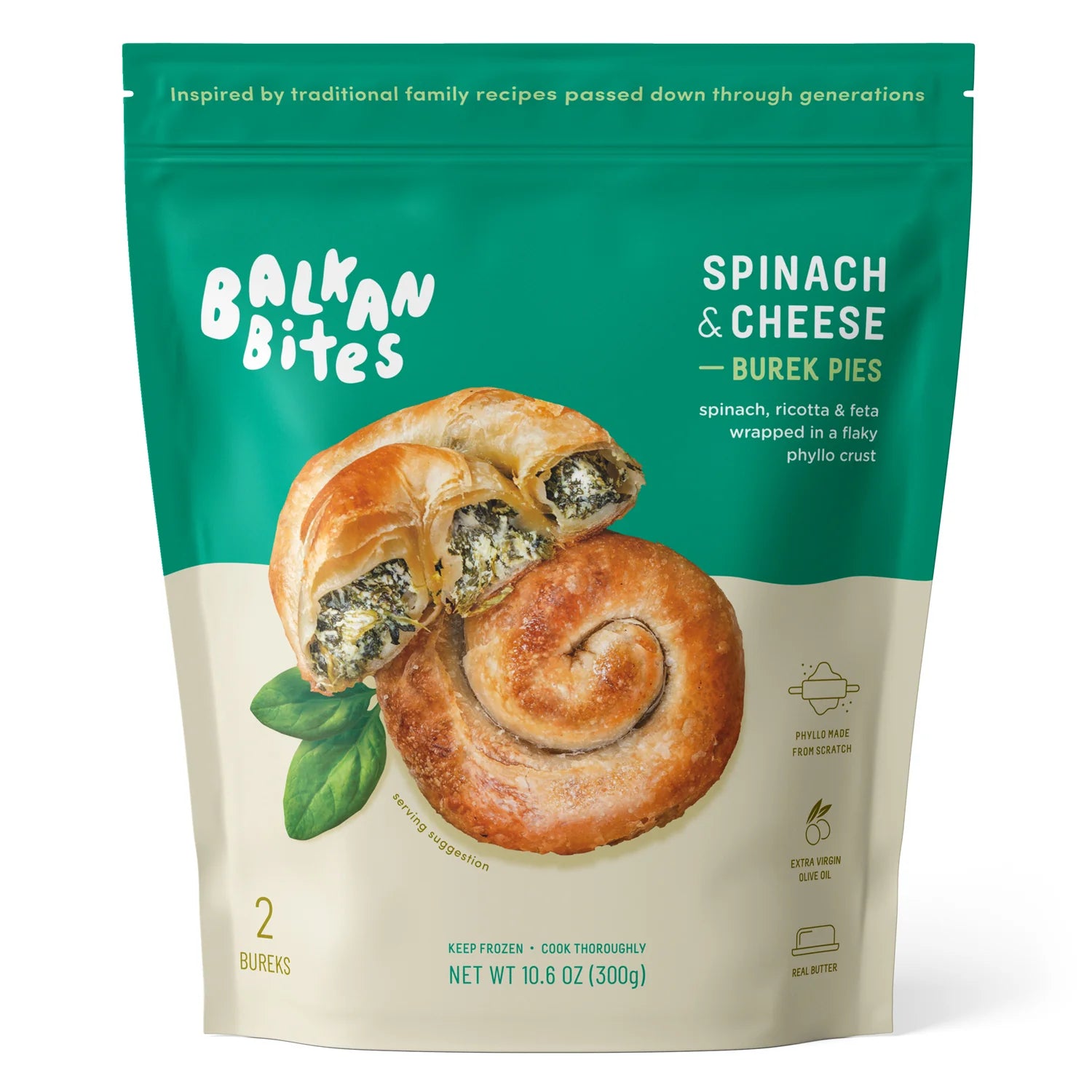 Balkan Bites- Spinach and Cheese Bureks 10.6oz