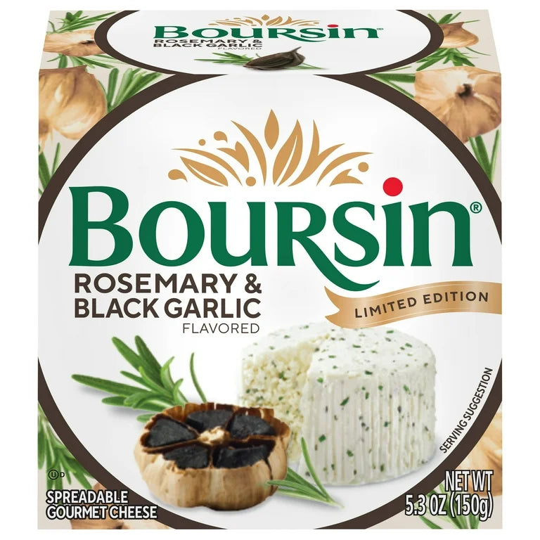 Boursin Rosemary & Black Garlic Cheese 5.3oz