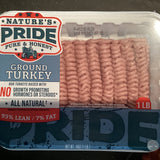 Natures Pride Ground Turkey 1 lb