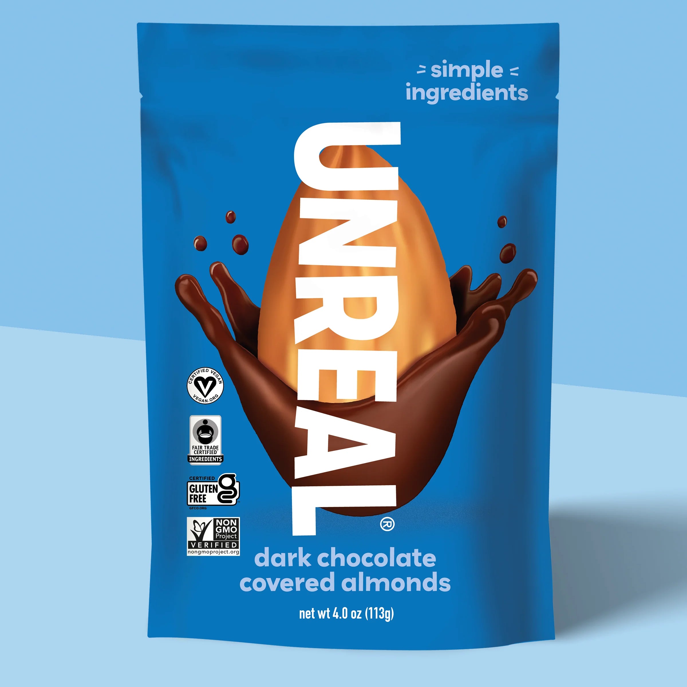 Unreal Dark Chocolate Covered Almonds