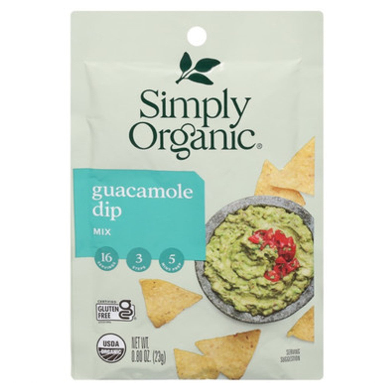 Simply Organic Guacamole Dip .80 oz