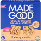 Made Good Organic Blueberry & Vanilla Granola Squares 5.3oz