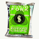 North Fork Sour Cream & Onion Potato Chips 2oz