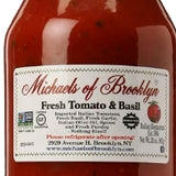 Michaels of Brooklyn Fresh Tomato & Basil Sauce 32 oz