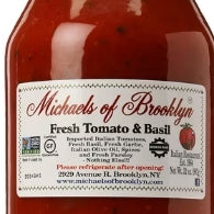 Michaels of Brooklyn Fresh Tomato & Basil Sauce 32 oz