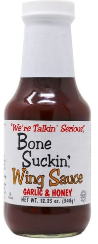 Bone Suckin' Garlic and Honey Wing Sauce 12.25oz