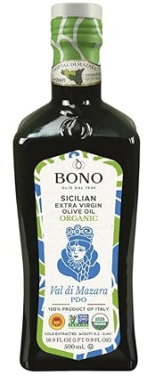Bono- Organic Sicilian Extra Virgin Olive Oil Val Di Mazara 16.9 fl oz
