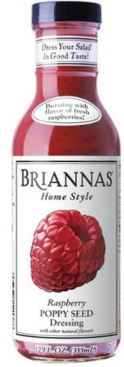 Brianna's Raspberry Poppyseed Dressing 12 fl oz