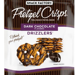 Snack Factory Pretzel Crisps Dark Chocolate Drizzlers